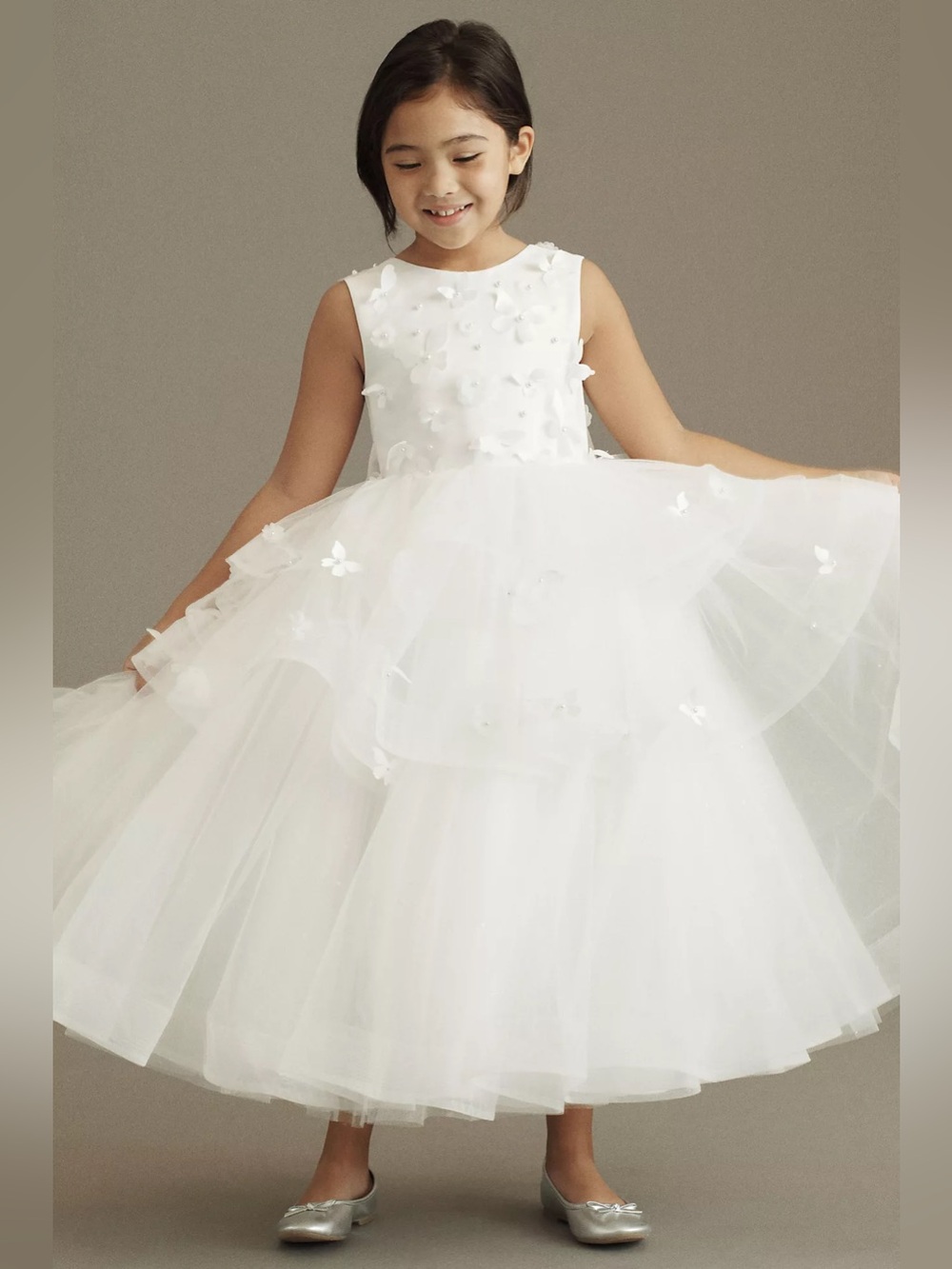 Princess Daliana Butterfly Flower Girl Dress